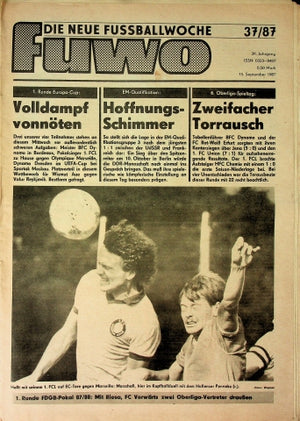 Fuwo Fussballwoche 37/1987