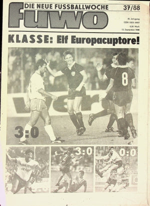 Fuwo Fussballwoche 37/1988