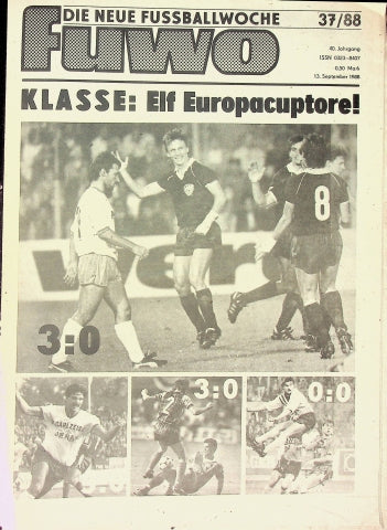 Fuwo Fussballwoche 37/1988
