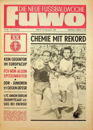 Fuwo Fussballwoche 38/1969