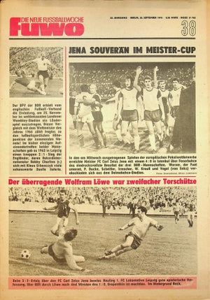 Fuwo Fussballwoche 38/1970