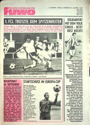 Fuwo Fussballwoche 38/1973