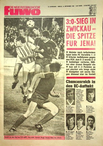 Fuwo Fussballwoche 38/1980