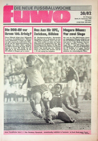 Fuwo Fussballwoche 38/1982