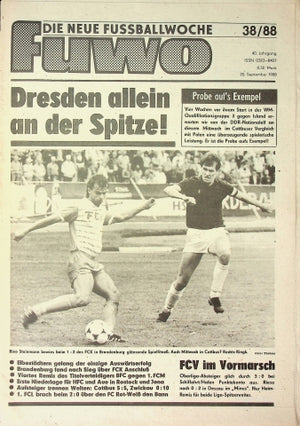 Fuwo Fussballwoche 38/1988