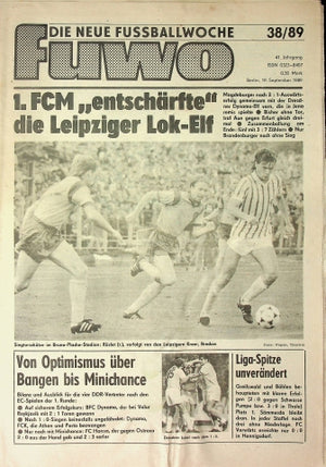 Fuwo Fussballwoche 38/1989