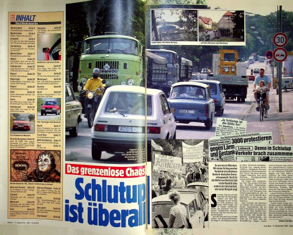 Inhaltsverzeichnis Auto Bild 38/1990