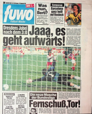 Fuwo Fussballwoche 38/1991