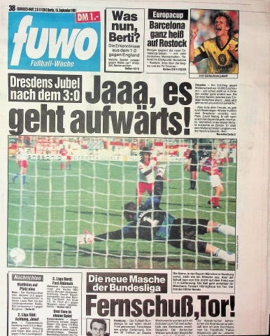 Fuwo Fussballwoche 38/1991