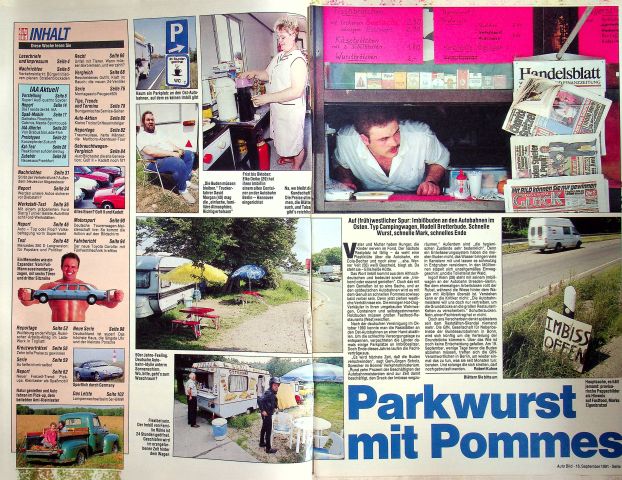 Inhaltsverzeichnis Auto Bild 38/1991