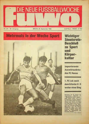 Fuwo Fussballwoche 39/1968