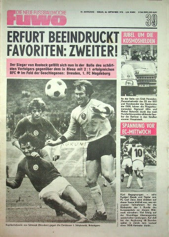 Fuwo Fussballwoche 39/1978