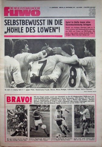 Fuwo Fussballwoche 39/1979