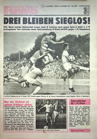 Fuwo Fussballwoche 39/1980
