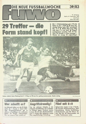 Fuwo Fussballwoche 39/1983