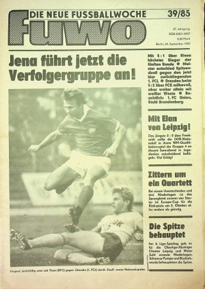 Fuwo Fussballwoche 39/1985