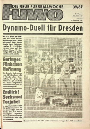Fuwo Fussballwoche 39/1987