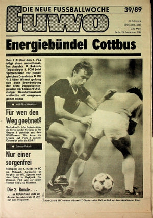Fuwo Fussballwoche 39/1989