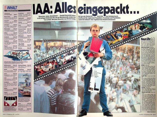 Inhaltsverzeichnis Auto Bild 39/1991