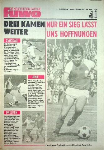Fuwo Fussballwoche 40/1975