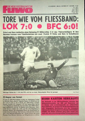 Fuwo Fussballwoche 40/1977