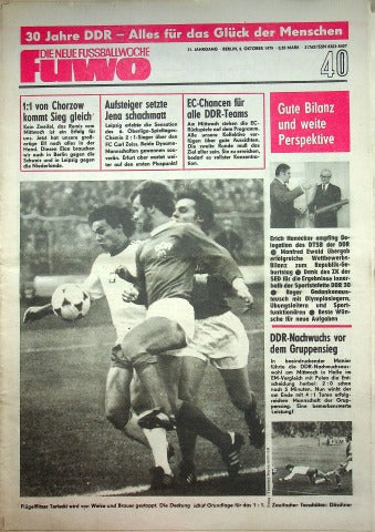Fuwo Fussballwoche 40/1979