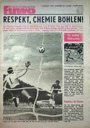 Fuwo Fussballwoche 40/1980