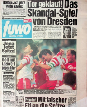 Fuwo Fussballwoche 40/1991