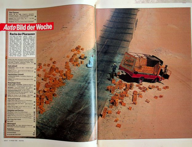 Inhaltsverzeichnis Auto Bild 40/1993
