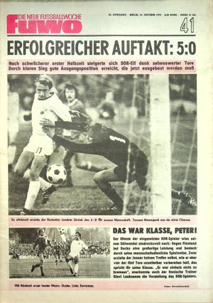 Fuwo Fussballwoche 41/1972