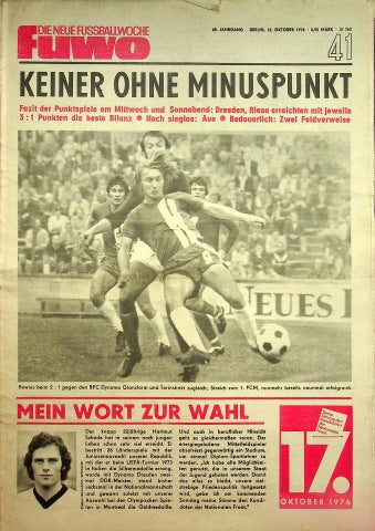 Fuwo Fussballwoche 41/1976