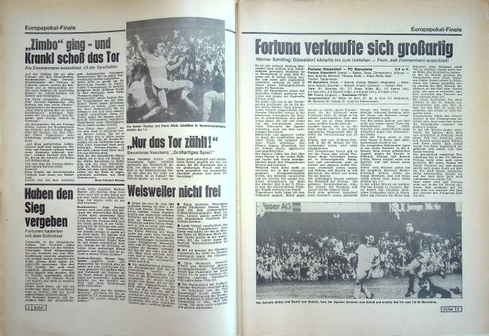 Inhaltsverzeichnis Kicker 41/1979