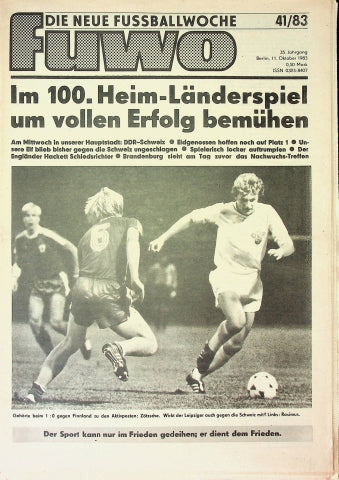 Fuwo Fussballwoche 41/1983