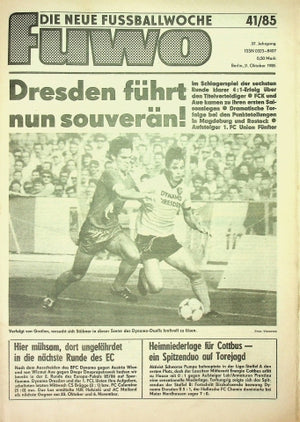 Fuwo Fussballwoche 41/1985