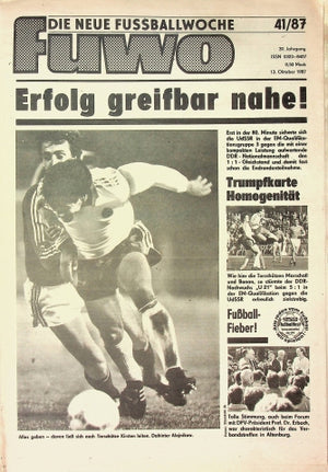 Fuwo Fussballwoche 41/1987