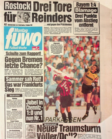 Fuwo Fussballwoche 41/1991