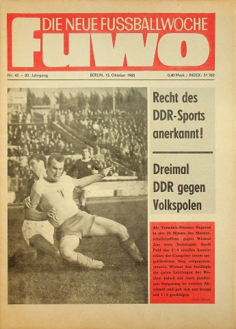 Fuwo Fussballwoche 42/1968
