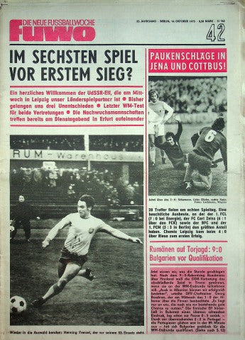 Fuwo Fussballwoche 42/1973