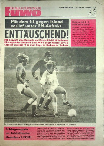 Fuwo Fussballwoche 42/1974