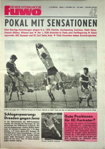 Fuwo Fussballwoche 42/1978