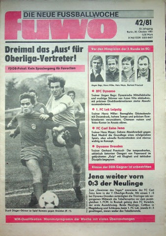 Fuwo Fussballwoche 42/1981