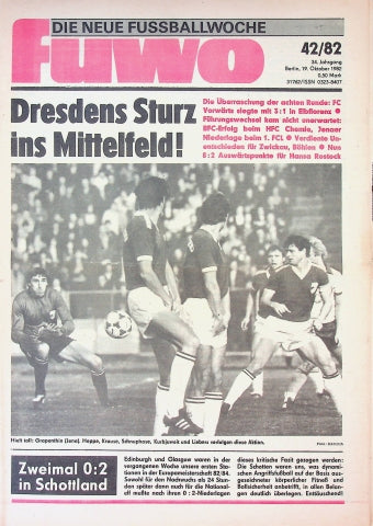 Fuwo Fussballwoche 42/1982