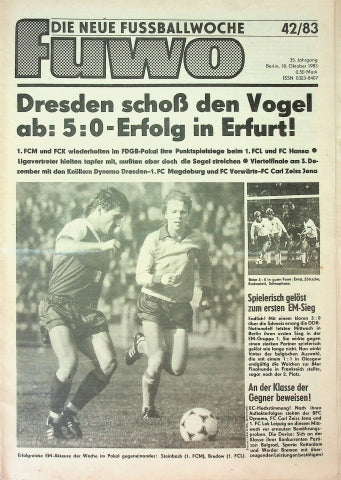 Fuwo Fussballwoche 42/1983