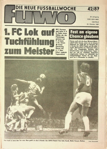 Fuwo Fussballwoche 42/1987