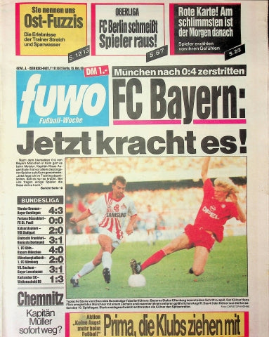 Fuwo Fussballwoche 42/1990