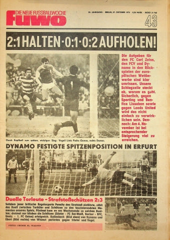 Fuwo Fussballwoche 43/1970