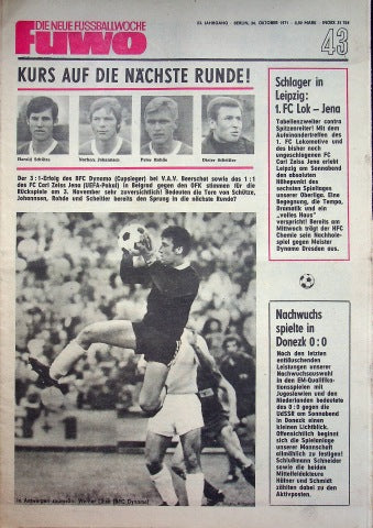 Fuwo Fussballwoche 43/1971