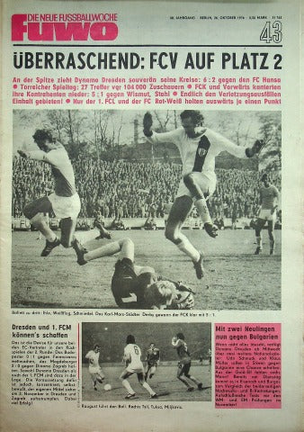 Fuwo Fussballwoche 43/1976