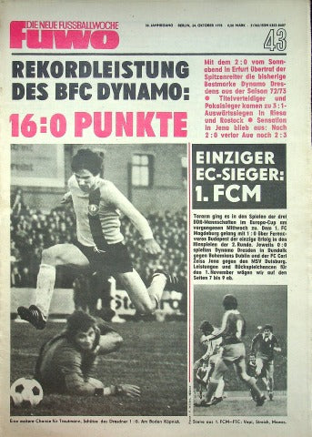 Fuwo Fussballwoche 43/1978
