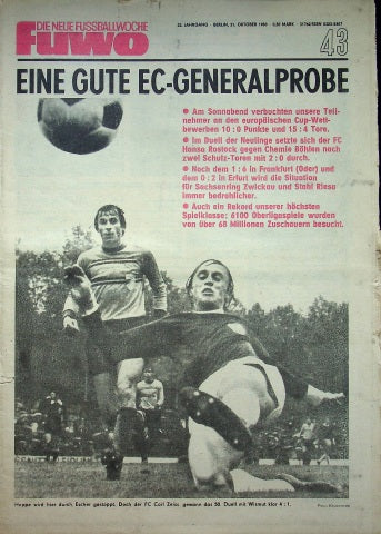 Fuwo Fussballwoche 43/1980